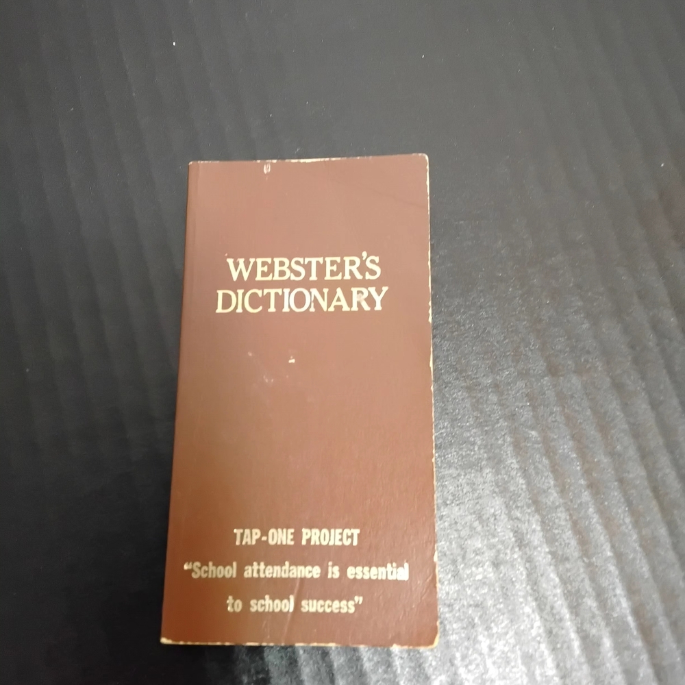 Webster's Pocket  Dictionary